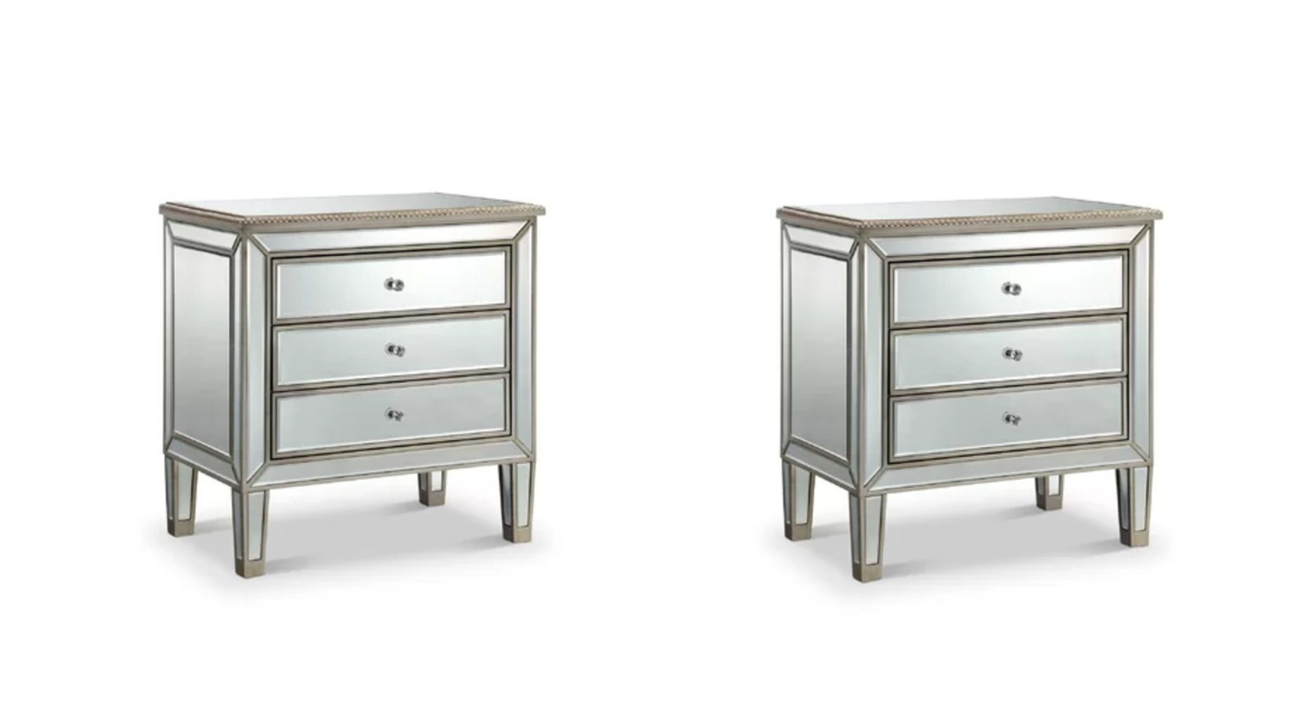 Rosdorf Park Camile 3 Drawer Nightstand Wayfair