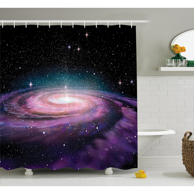 East Urban Home Outer Space Shower Curtain Hooks Wayfair