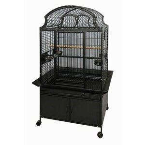 Large Fan Top Bird Cage