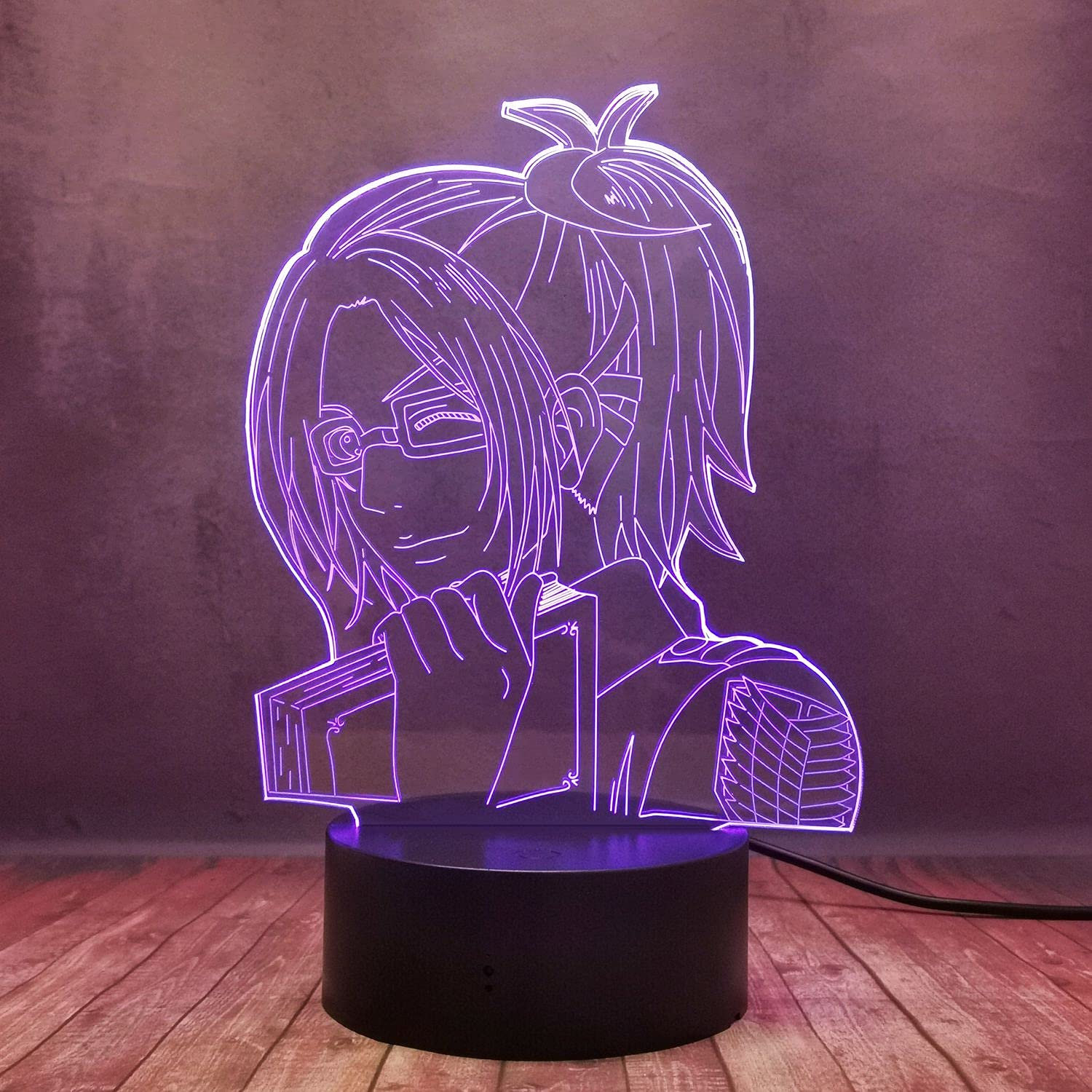 Anime Figure 3D LED Creative Design Touch Remote Acrylic Night Light Anime Figure 3D LED Creative Design Touch Remote Acrylic Night Light