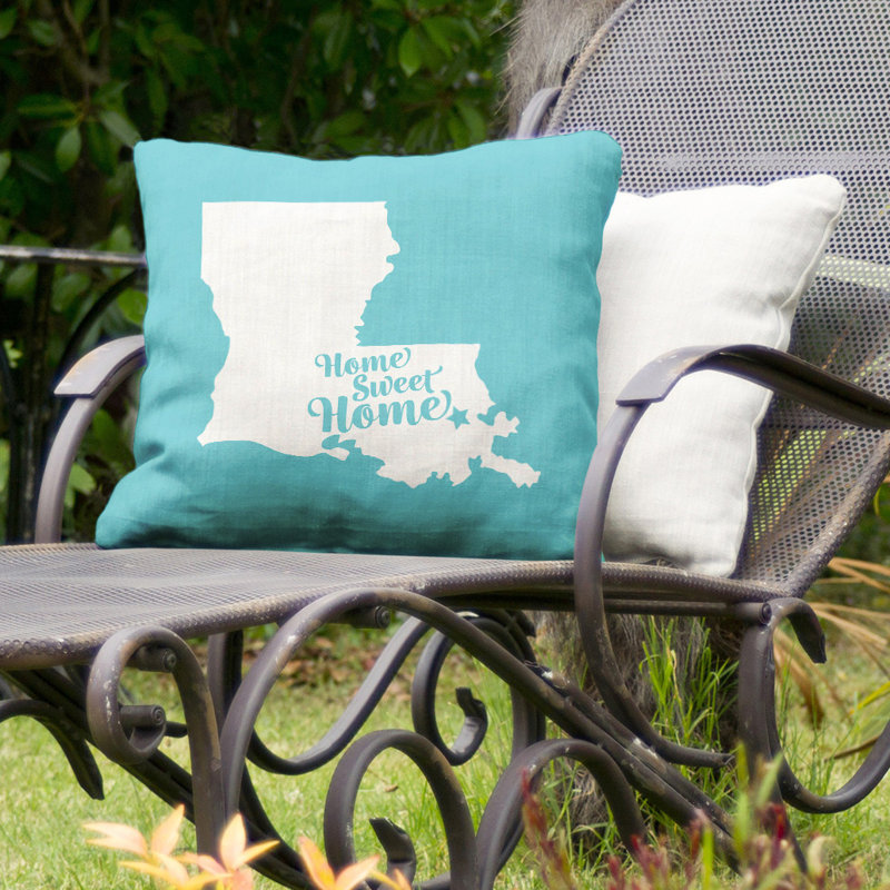 East Urban Home Home Sweet Indoor Outdoor Throw Pillow Wayfair