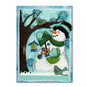 'Friendly Greeting' Graphic Art Print on Wrapped Canvas