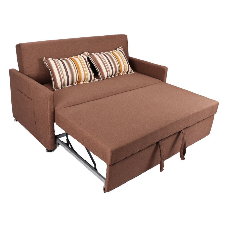 Latitude Run Corvallis 65 Square Arm Sofa Bed Reviews Wayfair
