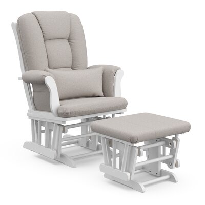 white nursery glider