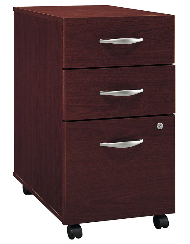 Bush Business Furniture Series C 3 Drawer Vertical File & Reviews default_name - Bush Business Furniture Series C 3 Drawer Vertical File & Reviews
