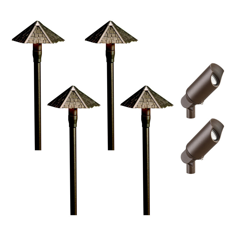 Kichler Architectural Bronze Low Voltage Hardwired Configurable Low Voltage Hardwired Configurable