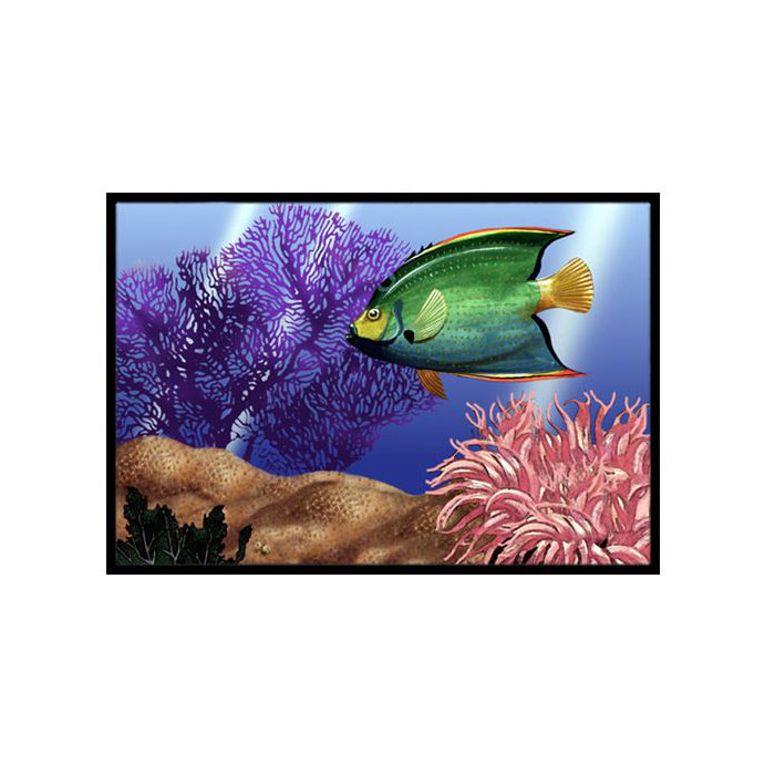 Caroline S Treasures Undersea Fantasy 2 Non Slip Outdoor Door Mat