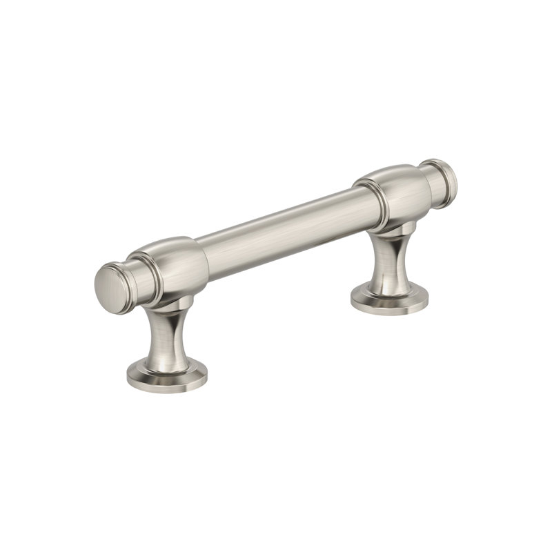Winsome 3 in (76 mm) Center-to-Center Cabinet Pull Finish: Satin Nickelq, 12 units 