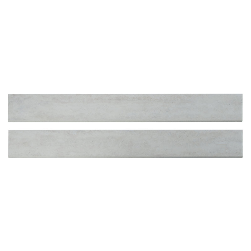 Msi Veneto 24 X 3 Porcelain Bullnose Tile Trim In White Wayfair Veneto 24 X 3 Porcelain Bullnose Tile Trim In White
