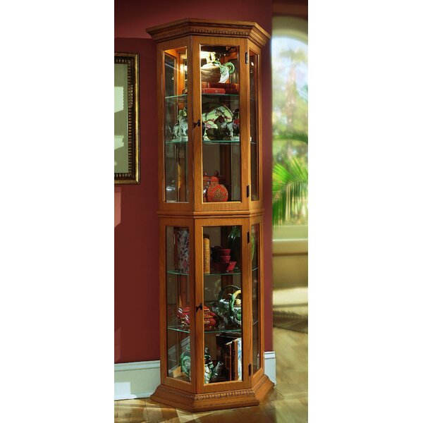 Nancy Lighted Curio Cabinet Reviews Birch Lane