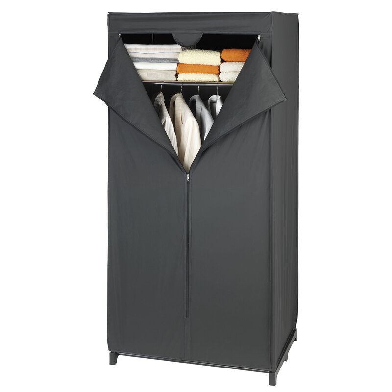 Rebrilliant Dillman 75cm Wide Fabric Wardrobe | Wayfair.co.uk