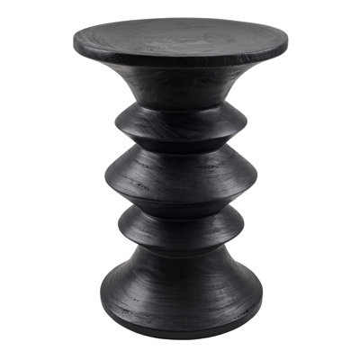 Solid Wood Drum End Table