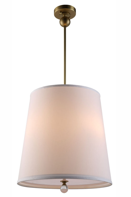 Everly Quinn Vicenta 3 Light Drum Pendant Reviews Wayfair Vicenta 3 Light Drum Pendant