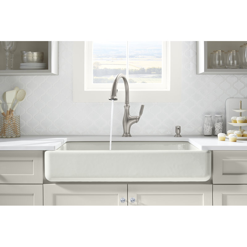K 6426 0 Kohler Whitehaven 35 5 L X 21 56 W Double Bowl Kitchen K 6426 0 Kohler Whitehaven 35 5 L X 21