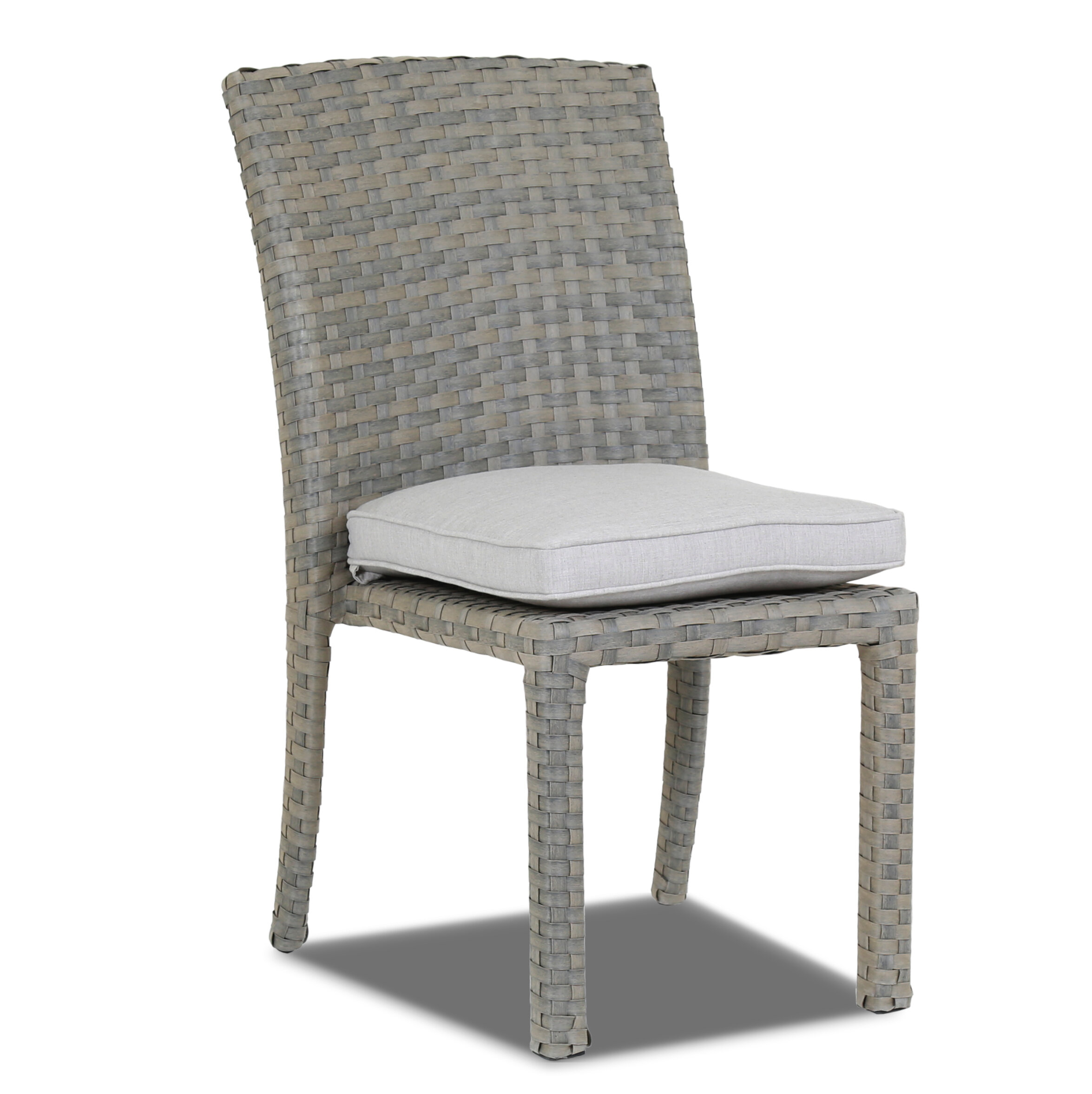 Sunset West Majorca Armless Patio Dining Chair With Cushion Wayfair