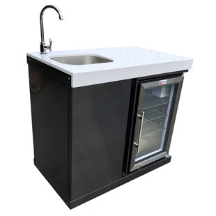 Outdoor Wet Bar With Sink Wayfair Ca
