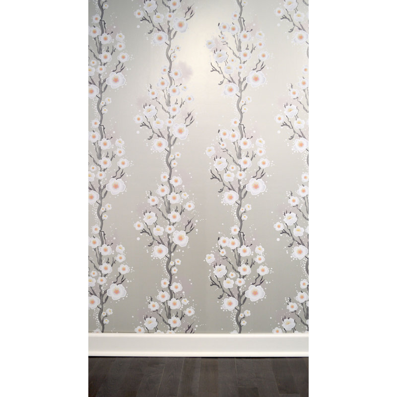 House Of Hampton Issac Cherry Blossoms 27 L X 27 W Wallpaper