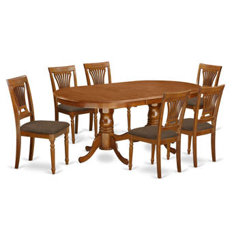 August Grove Spurling 7 Piece 36 Butterfly Leaf Solid Wood Dining Set Reviews Wayfair