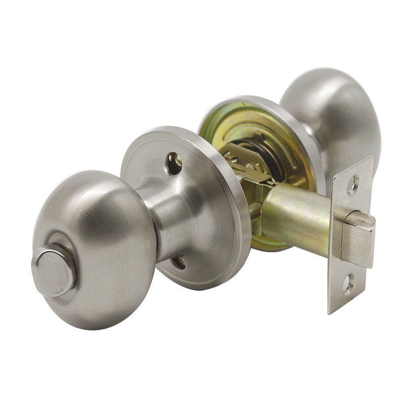 brushed nickel door knobs