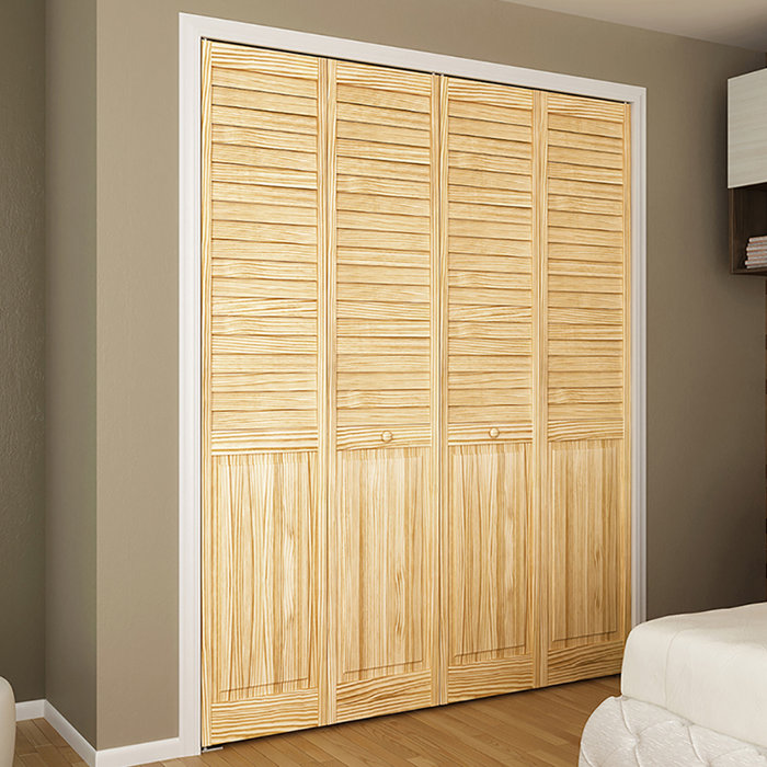 Kiby Louvred Wood Unfinished Plantation Bi Fold Door Reviews