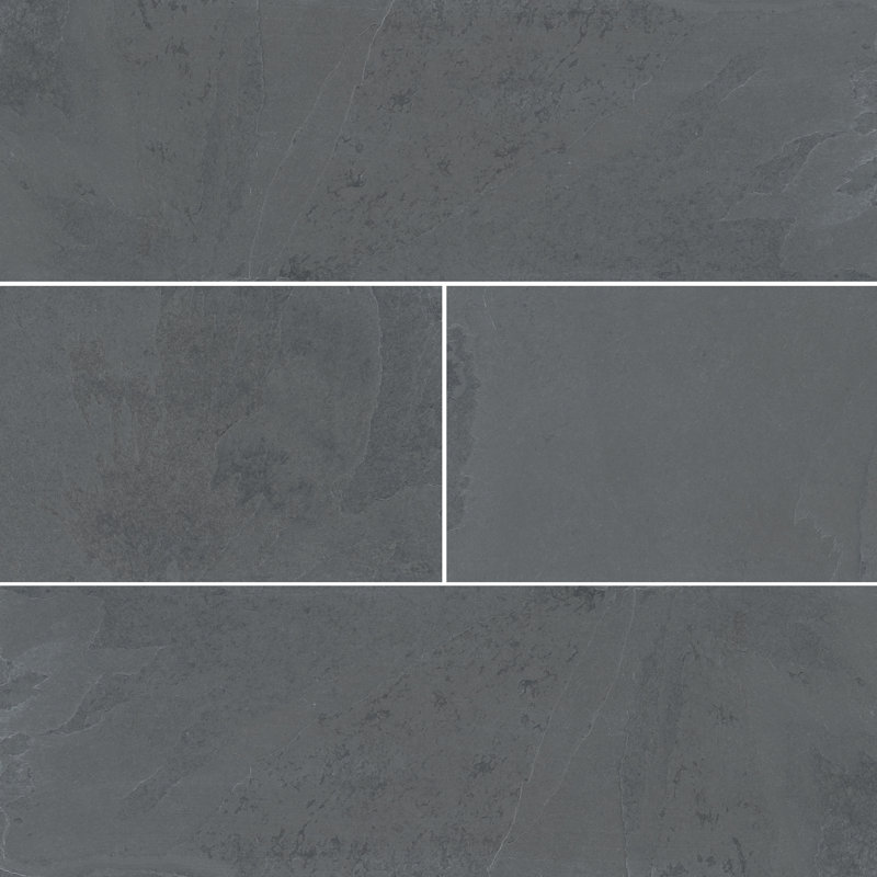 Msi Montauk 4 X 12 Slate Stone Look Wall Floor Tile Reviews Wayfair Slate Stone Look Wall Floor Tile