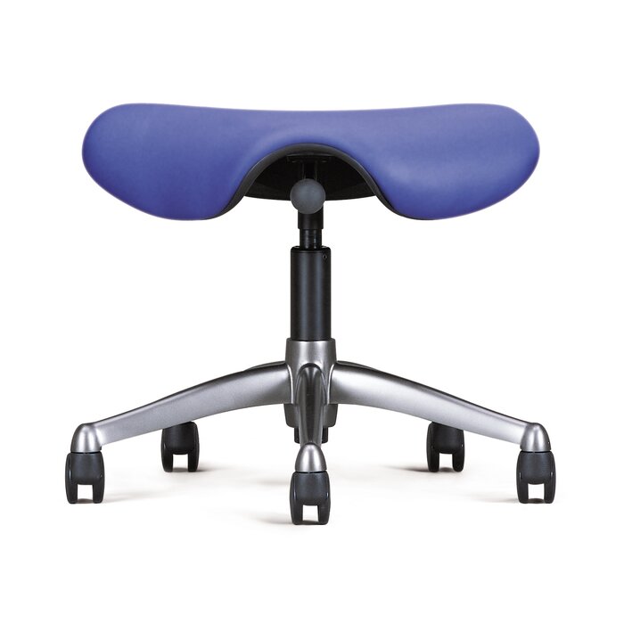 Humanscale Height Adjustable Saddle Seat With Casters Reviews