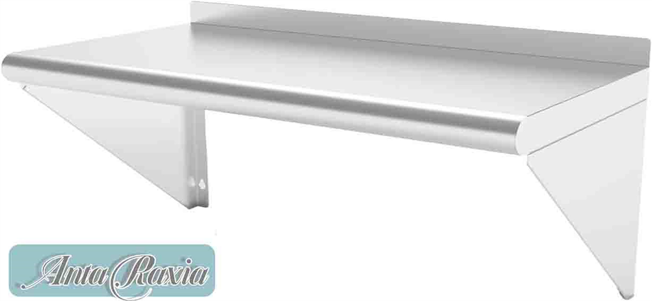 Anta Raxia Wall Mounted Stainless Steel Shelf NSF Commercial Metal Wall
