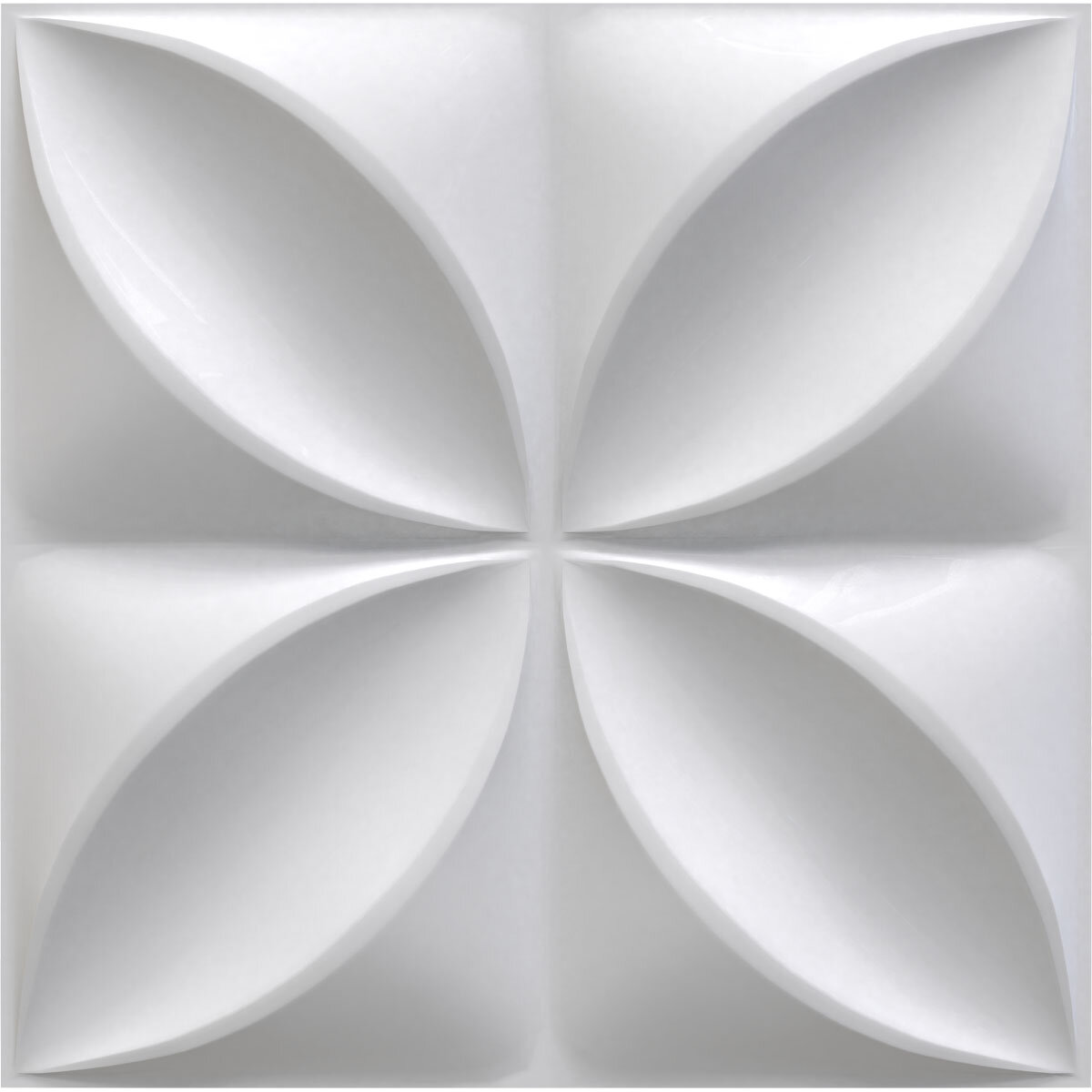 Ekena Millwork Alexa 3d Decorative 19 5 8 X 19 5 8 3d Wall Panel In White Reviews Wayfair