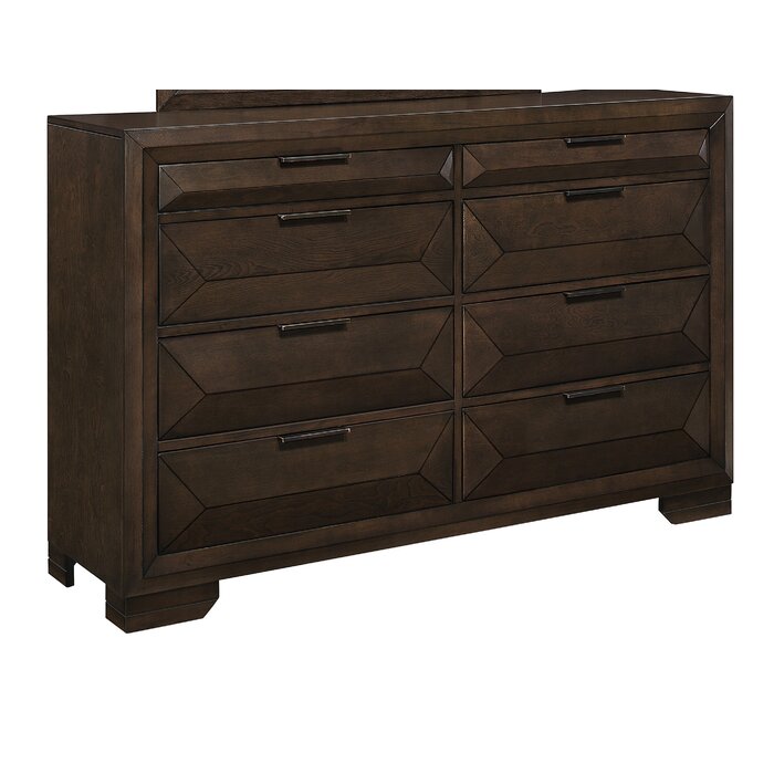 Wrought Studio Pittsfield 8 Drawer Dresser Wayfair