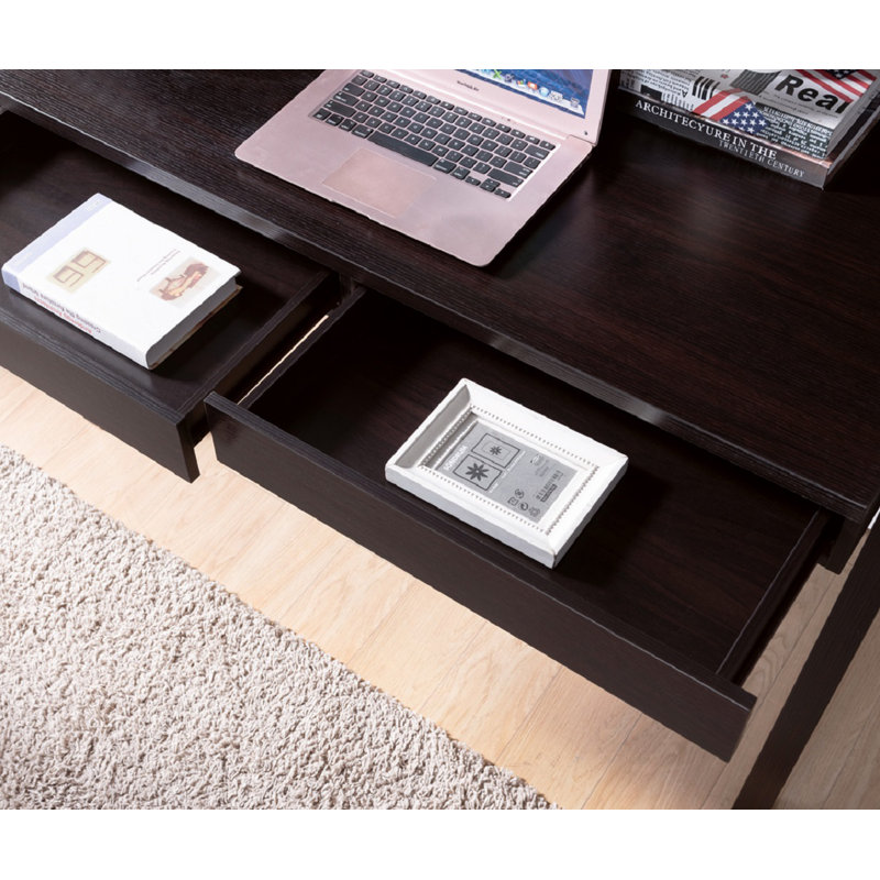 Latitude Run Jonelie Writing Desk With 2 Usb Ports And 2