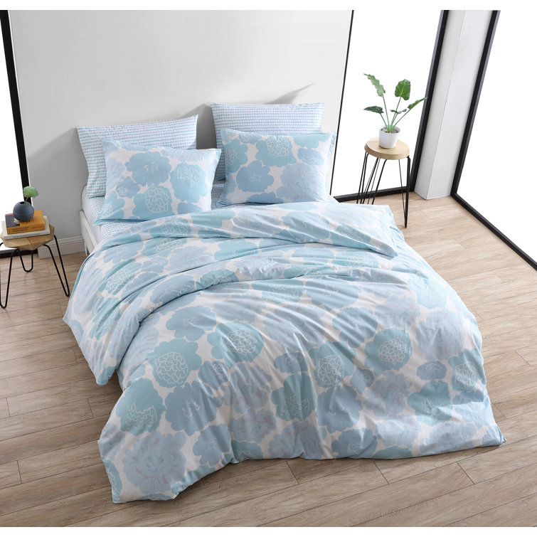 blue queen comforter set