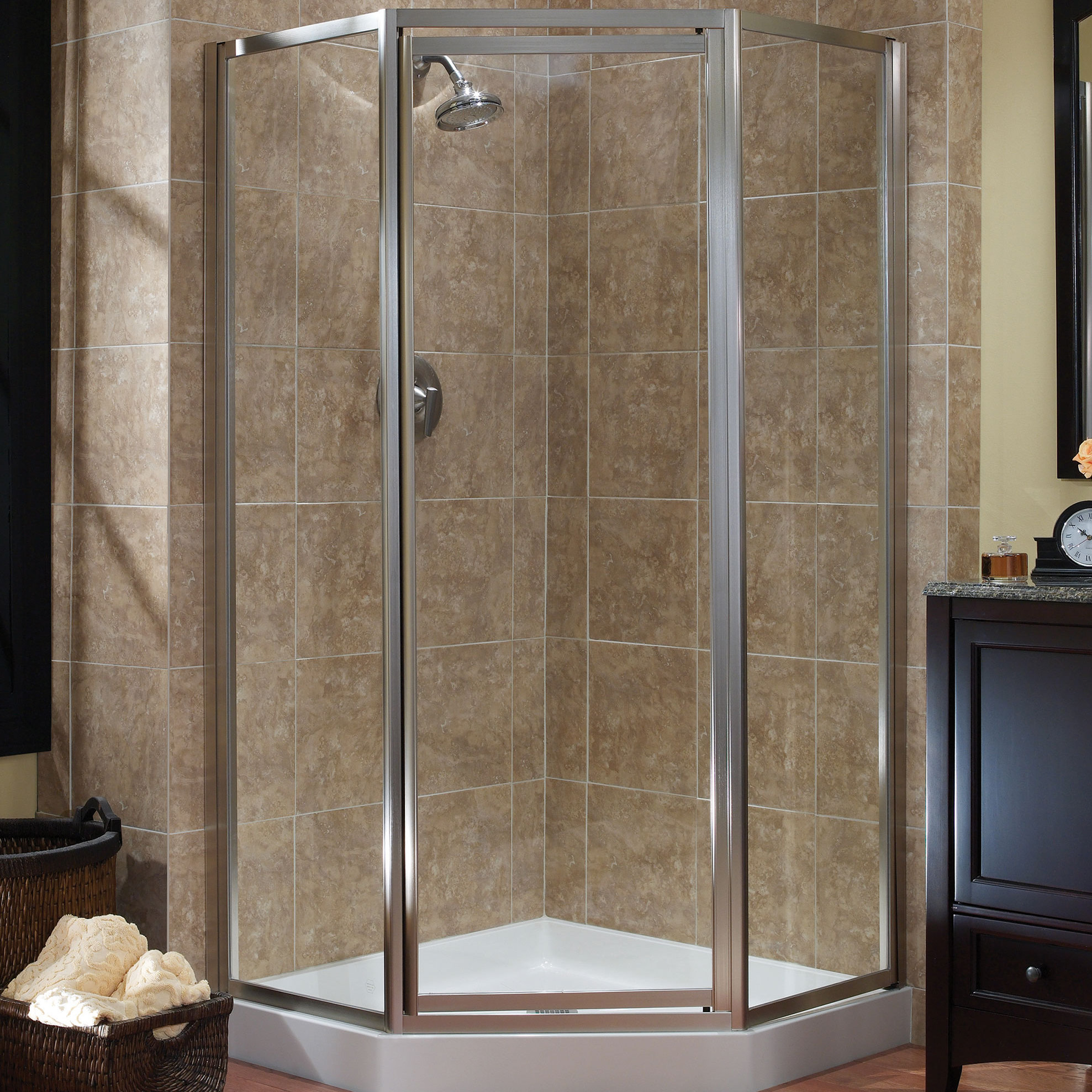 Hazelwood Home Chase 0 37 X 70 Neo Angle Shower Enclosure