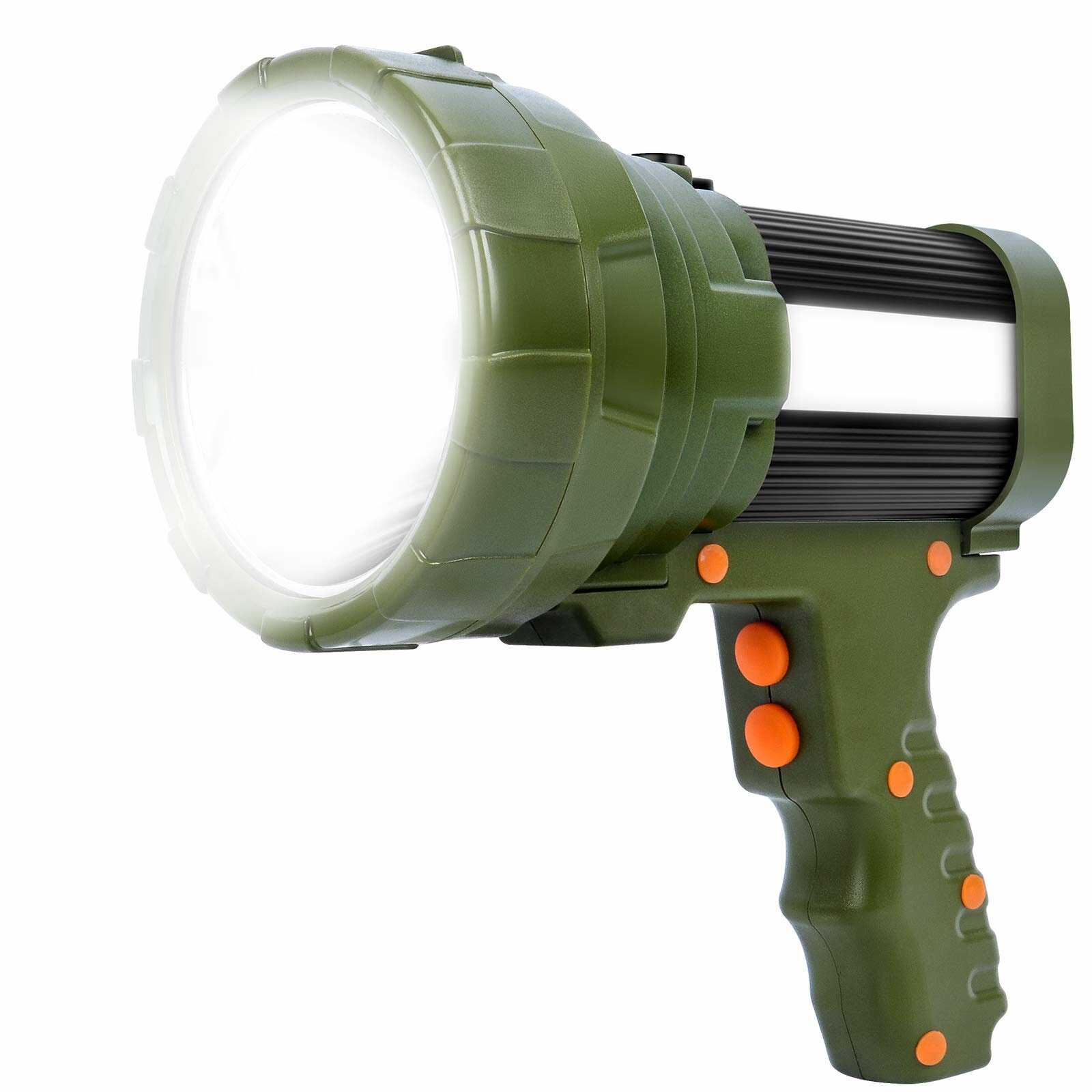 Odear Super Bright Torch Searchlight Handheld Portable LED Spotlight 6000 Lumens 