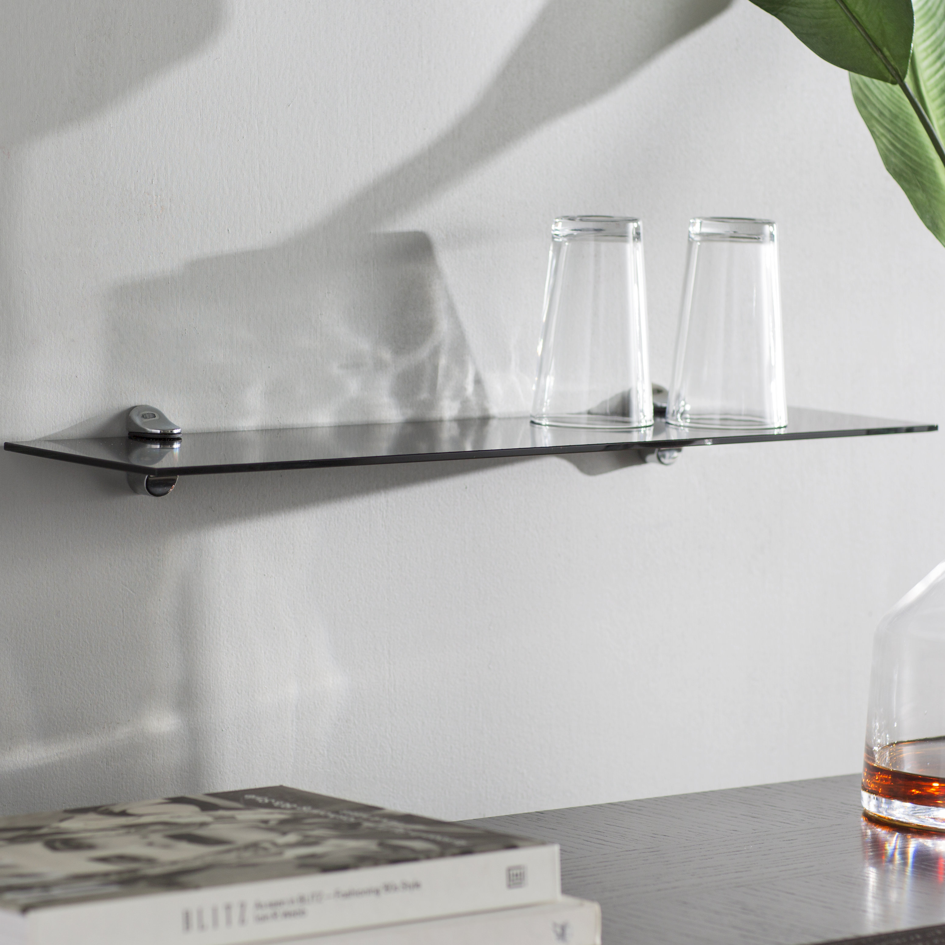 Wade Logan Glass Floating Shelf Reviews Wayfair