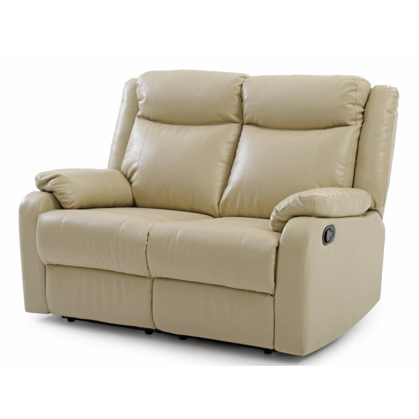 Red Barrel Studio Weitzman 55 Wide Faux Leather Pillow Top Arm Reclining Loveseat Reviews Wayfair