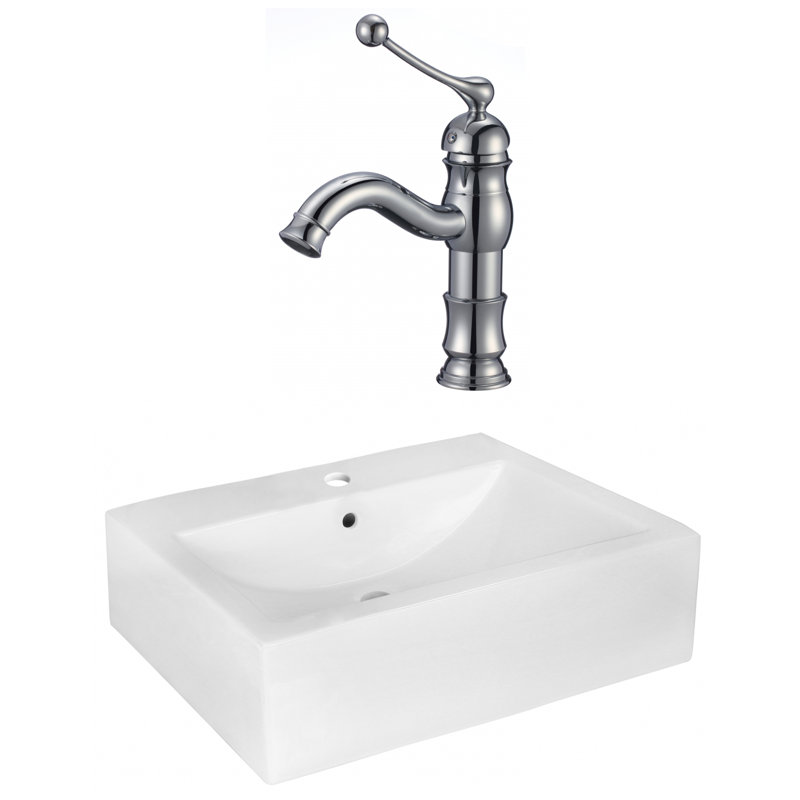Royalpurplebathkitchen Xena Farmhouse Semi Recessed Ceramic