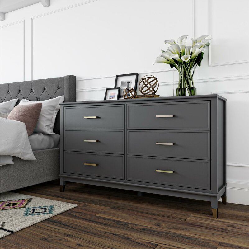 Cosmoliving By Cosmopolitan Westerleigh 6 Drawer Double Dresser