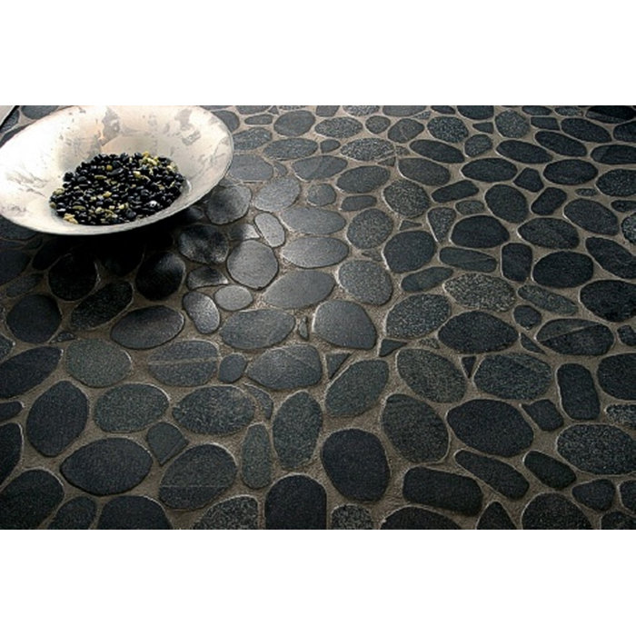 Emser Tile Rivera Random Sized Natural Stone Pebble Reviews Random Sized Natural Stone Pebble Tile