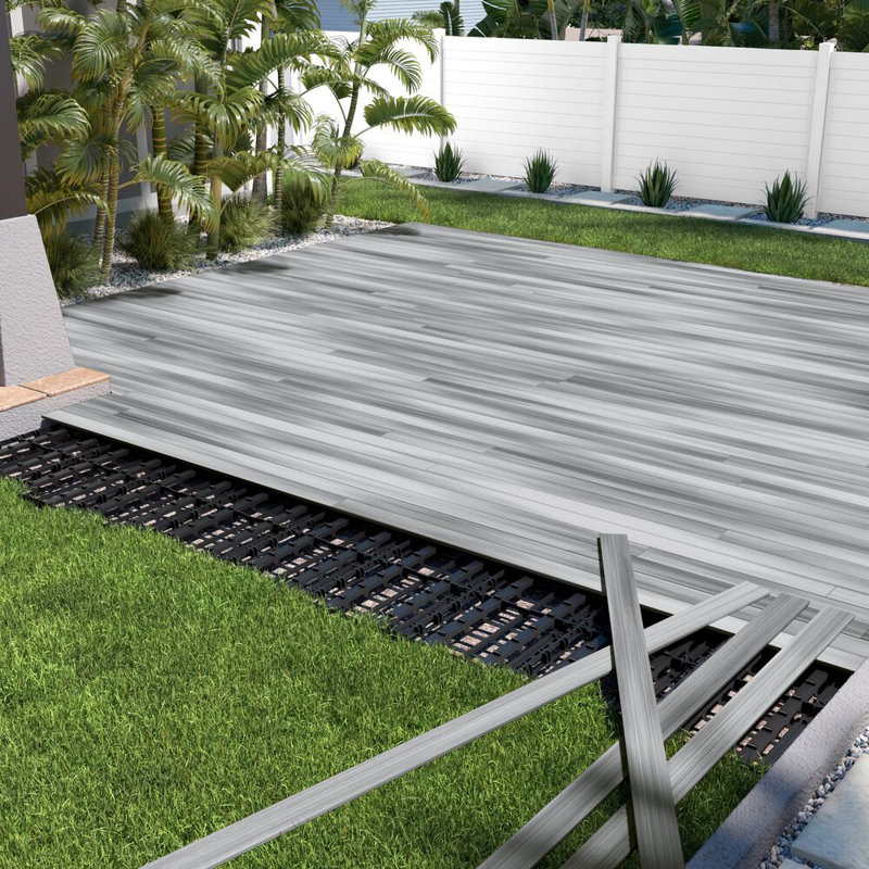 Instadeck Outdoor Flooring Kit Color: Gray. 4 pieces 
