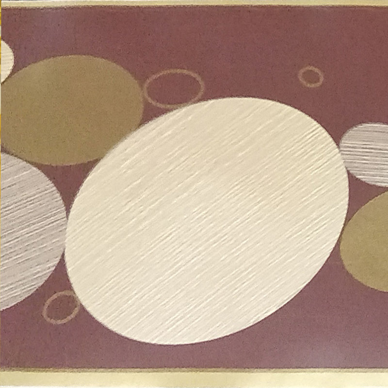 Ebern Designs Grilli Peel And Stick Circles Retro Design 33 L X 4