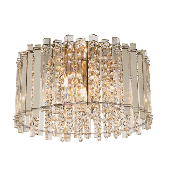 Billy 4 Light Crystal Flush Mount