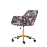 Desk Chair Gold Legs Wayfair