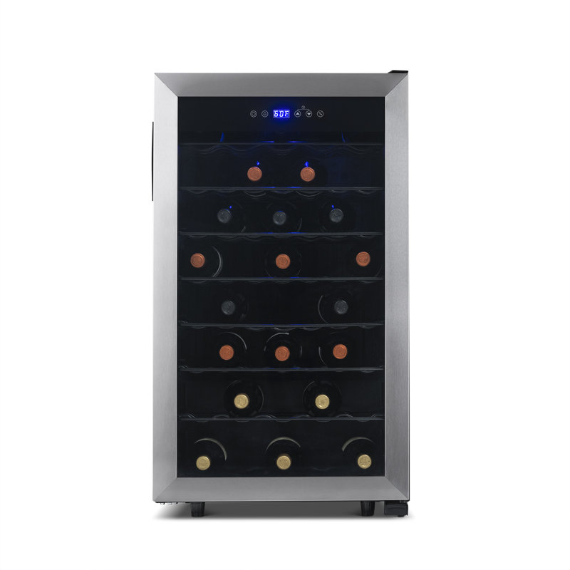 Newair 50 Bottle Single Zone Freestanding Wine Refrigerator Reviews Wayfair