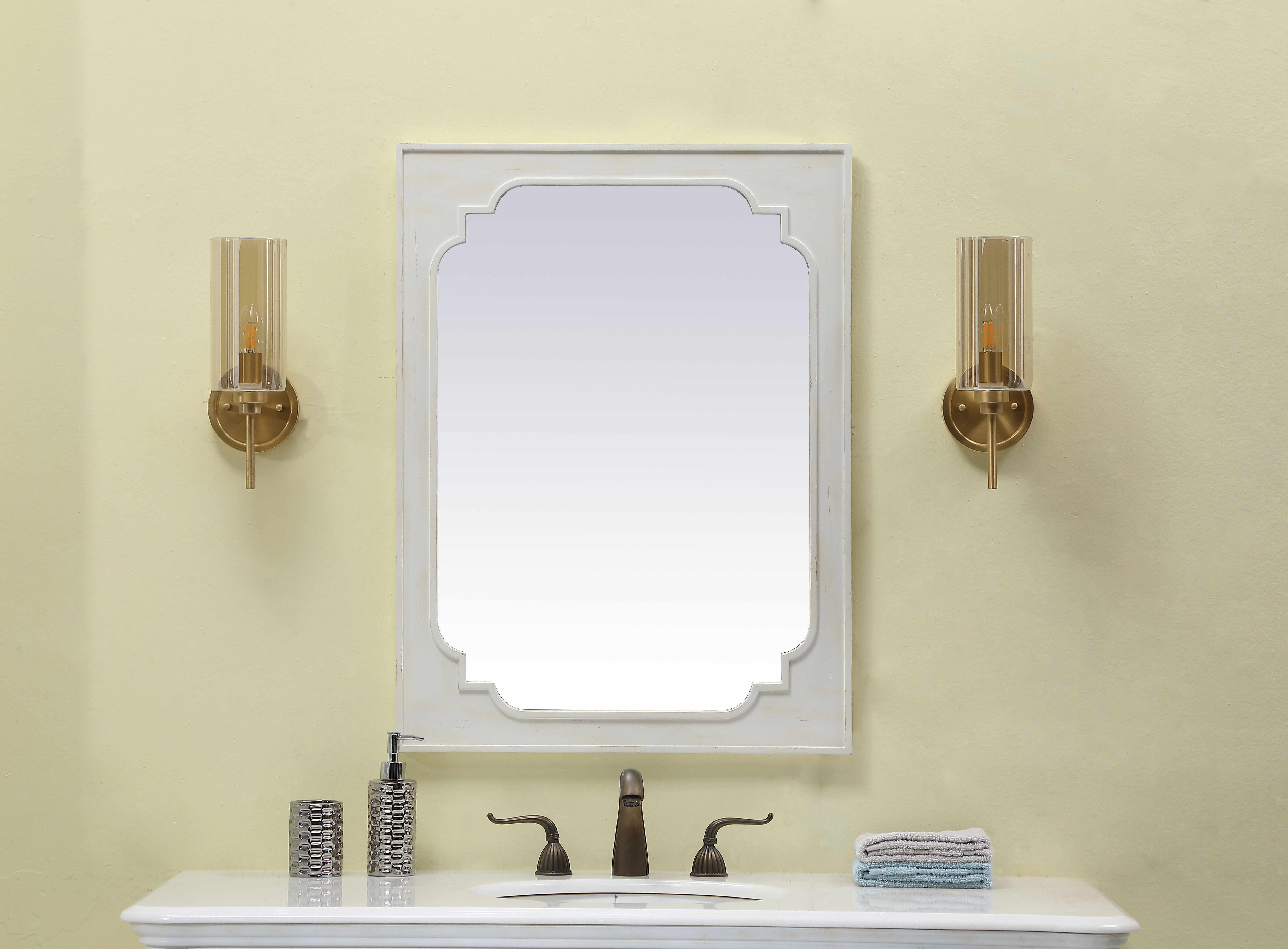 Gracie Oaks Damiansville Modern Farmhouse Bathroom Vanity Mirror Wayfair