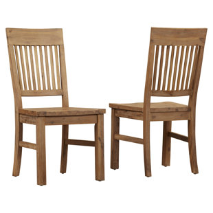 Dulce Solid Wood Dining Chair (Set Of 2) by Mistana Purchase