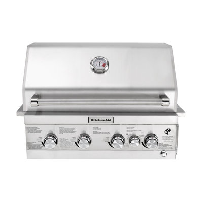 KitchenAid 4Burner BuiltIn Propane Gas Grill KitchenAid