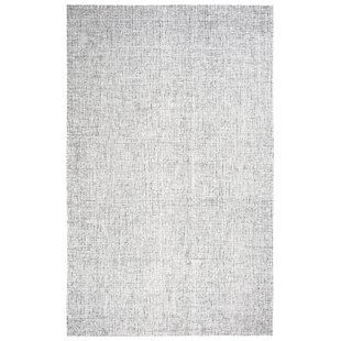 100 Wool Rug Wayfair Marsh Hand Tufted 100 Wool Gray Area Rug