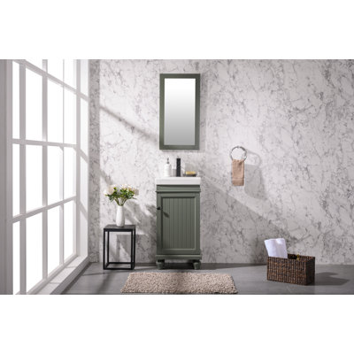 Malley 17.5" Single Bathroom Vanity Set