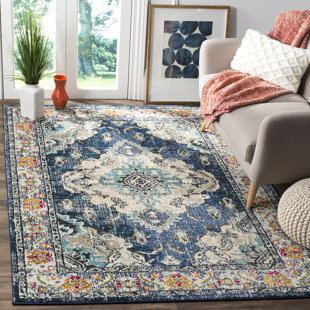 8 X 10 Area Rugs Joss Main Ady Navy Light Blue Area Rug