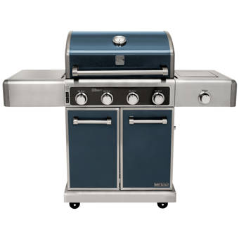 Mont Alpi 4 Burner Propane Gas Grill With Cabinet Wayfair